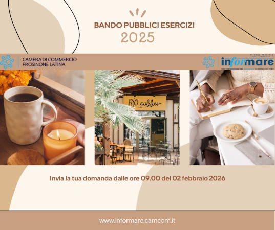 BANDO PUBBLICI ESERCIZI 2025